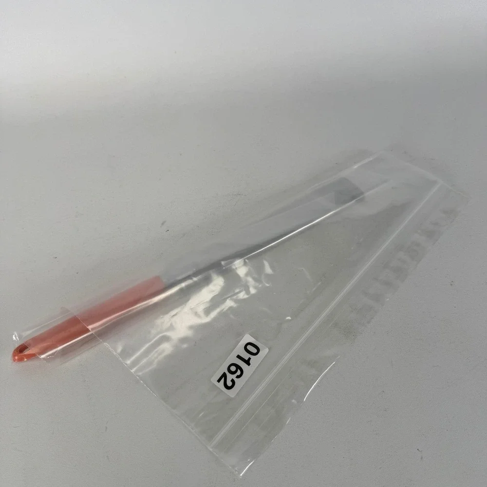 Vintage Ekco Stainless Steel Icing Spatula Orange Handle Made in USA 10.5 Inch